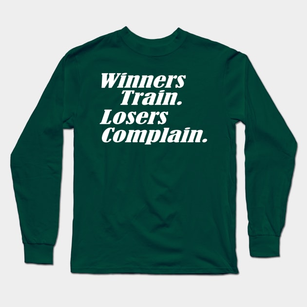 Winners Train Long Sleeve T-Shirt by Brobocop